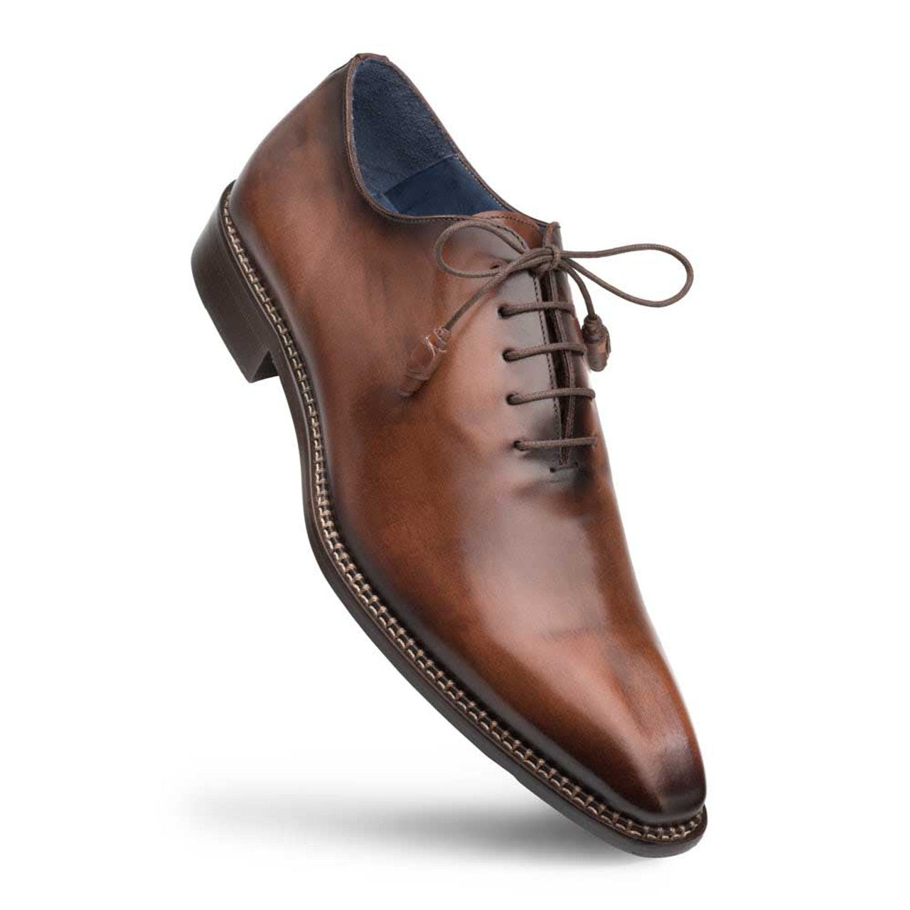 Mezlan men’s brown ostrich leather dress shoes 10.5m made in Spain lace up Mezlan M Oxford Dress Shoes for Men for sale | eBay main image 2