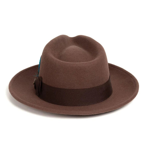 Fedora Hat in 10 Colors - 100% Australian Wool fabric