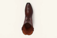 Brown Semi Square Toe Mens Western Boots