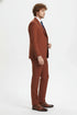 Brown Three-Piece Suit –   Slim Fit 