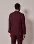 Mens Linen Suit For Beach Wedding - Summer Suit in Burgundy