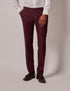 Mens Linen Suit For Beach Wedding - Summer Suit in Burgundy