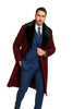 Burgundy Overcoat 