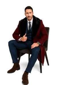 Burgundy Overcoat 