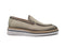 Carrucci Burnished Linen Loafer - Luxury Italian Slip-On