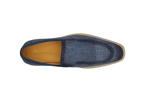 Burninshed Linen Loafer