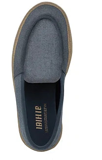 Burninshed Linen Loafer