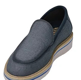 Burninshed Linen Loafer