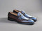 Burnished Calfskin Horsebit Loafer Carrucci