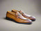 Burnished Calfskin Horsebit Loafer Carrucci