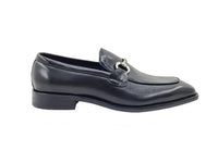 Carrucci Burnished Calfskin Horsebit Loafer