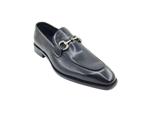 Burnished Calfskin Horsebit Loafer