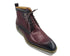 Burnished Calfskin Lace-Up Boot