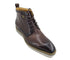 Burnished Calfskin Lace-Up Boot