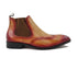 Burnished Calfskin Wingtip Boot Carrucci