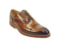 Carrucci Burnished Cap Toe Oxford