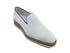 Burnished Wholecut Loafer Lightweight Sole White