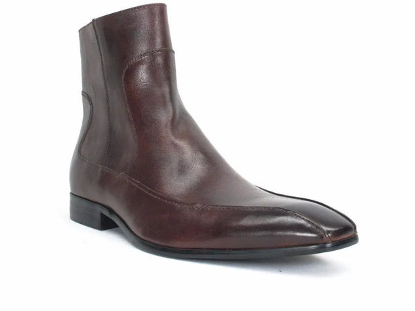 Burnished Zip Boots Carrucci