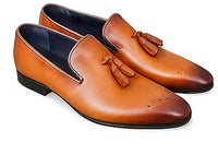 Burnished Wholecut Tassel Loafer
