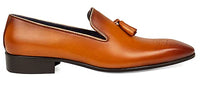 Burnished Wholecut Tassel Loafer