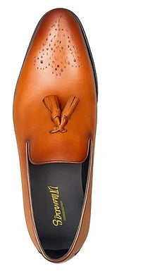 Burnished Wholecut Tassel Loafer
