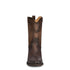 Mens Brown Lizard Western Boot