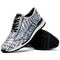 Marco Di Milano Alonzo Men's Shoes Genuine Caiman Crocodile Casual Sneakers