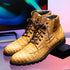 Marco Di Milano Leoni Men's Shoes Oil Orix Genuine Caiman Crocodile Rugged Boots