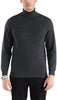MENS CHARCOAL PULLOVER TURTLENECK SWEATER