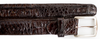 Belvedere Caiman Belt - Brown Caiman Alligator Leather Shoe
