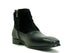 Calfskin Button Up Slip-On Boot