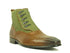 Calfskin Button Up Slip-On Boot Carrucci