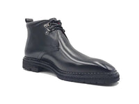 Carrucci Calfskin Chukka Boot with Lug Sole