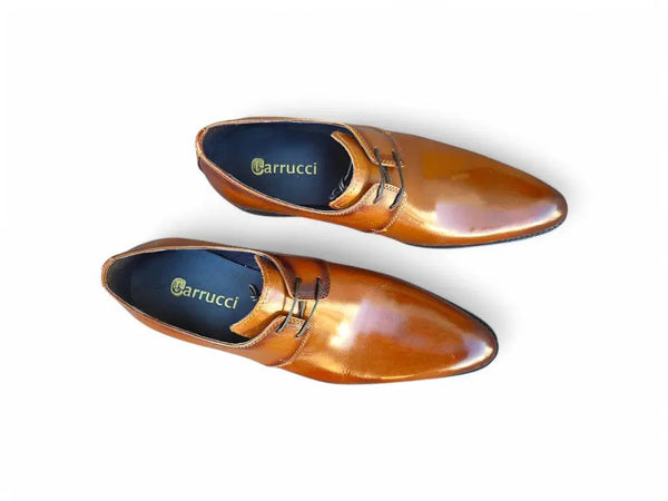 Calfskin Lace-up Leather Shoes Carrucci