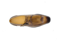 Carrucci Calfskin Single Monk Loafer