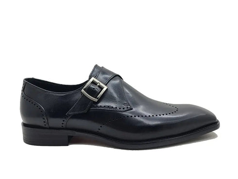 Calfskin Single Monk Loafer Carrucci