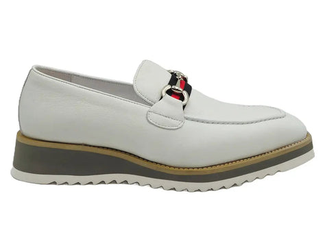 Calfskin Slip-On Horsebit Loafer Carrucci