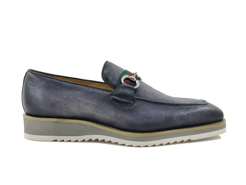 Calfskin Slip-On Horsebit Loafer Carrucci