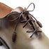 Barbaro Olive/Mocha Calfskin Leather Two-Tone Whole-Cut Oxfords By Mezlan Made In Spain Brand