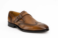 Carrucci Calfskin Single Monk Loafer