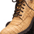 Marco Di Milano Leoni Men's Shoes Oil Orix Genuine Caiman Crocodile Leather Rugged Boots