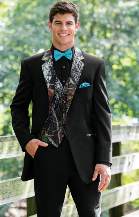 Camouflage Tuxedo - Single Breasted Camo Wedding Suit
