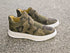 Camouflage Printed Suede Sneakers Carrucci