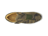 Carrucci Camouflage Printed Suede Sneakers