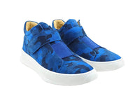 Carrucci Camouflage Printed Suede Sneakers