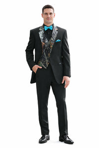 Camouflage Tuxedo - Single Breasted Camo Wedding Suit