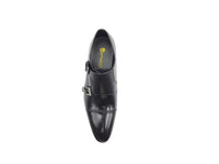 Carrucci Cap Toe Double Monk Strap Shoe
