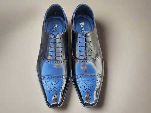 Cap Toe Lace-up in Leather Sole Carrucci