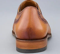 Carrucci Cap Toe Oxford Leather Sole