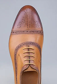 Carrucci Cap Toe Oxford Leather Sole